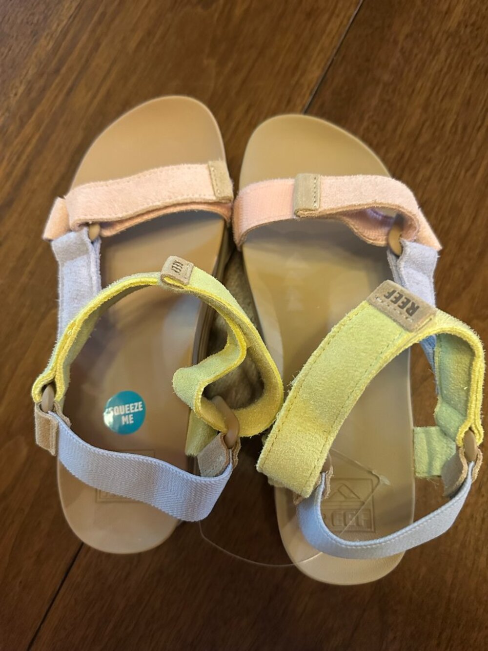 Reef Meringue Cushion Sandals - Pastel Multicolor - Size 6